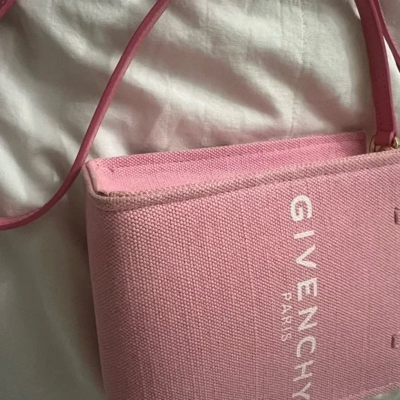 ✨Authentic Givenchy Mini Canvas Tote in Pink✨ - Picture 12 of 16